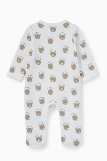 Nadons - Ossets - pijama per a nadó - blanc trencat