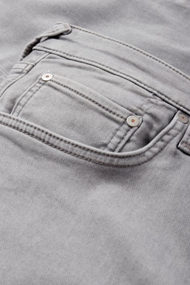 Men - Straight jeans - Flex jog denim - LYCRA® - denim-light gray