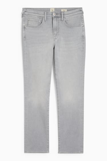 Men - Straight jeans - Flex jog denim - LYCRA® - denim-light gray