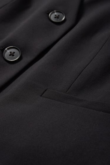 Women - Business waistcoat - slim fit - Mix & Match - black
