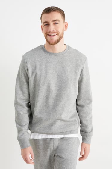 Heren - Sweatshirt - licht grijs-mix