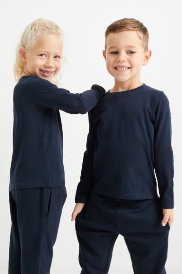 Niños - Camiseta de manga larga - genderless - azul oscuro
