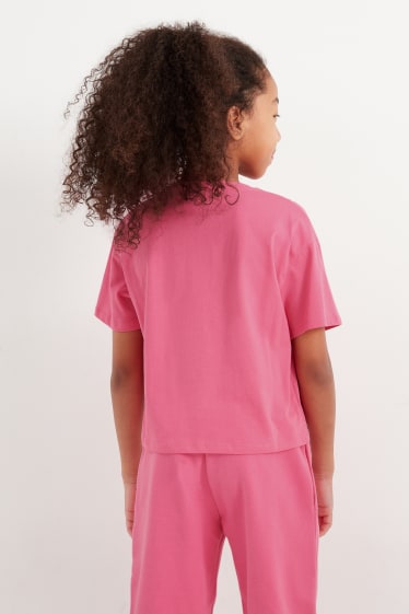 Dzieci - Koszulka z krótkim rękawem - różowy
