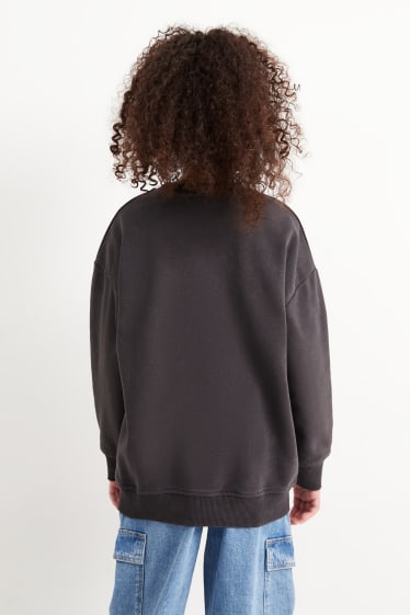 Kinderen - Wednesday - sweatshirt - donkergrijs