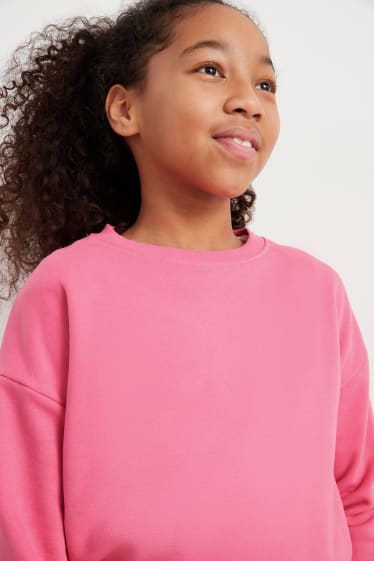 Copii - Bluză de molton - roz