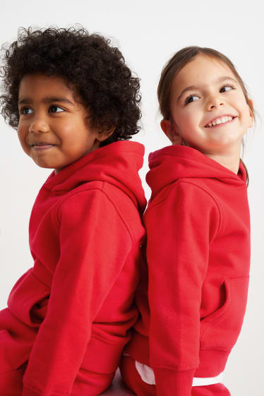 Kinderen - Hoodie - genderneutraal - rood