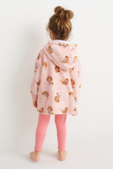 Enfants - Pat’ Patrouille - couverture à capuche - rose