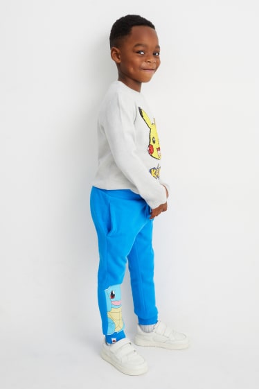 Bambini - Confezione da 3 - Pokémon - pantaloni sportivi - grigio chiaro melange