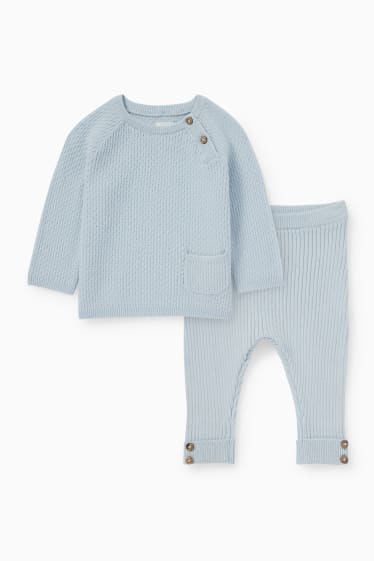 Babys - Baby-Outfit - 2 teilig - hellblau