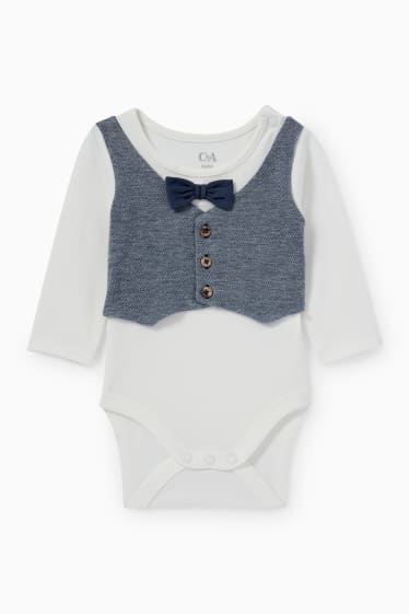 Baby Boys - Baby outfit - 2 piece - formal - dark blue