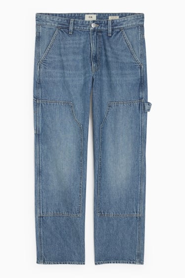 Mężczyźni - Cargo jeans - relaxed fit - dżins-jasnoniebieski