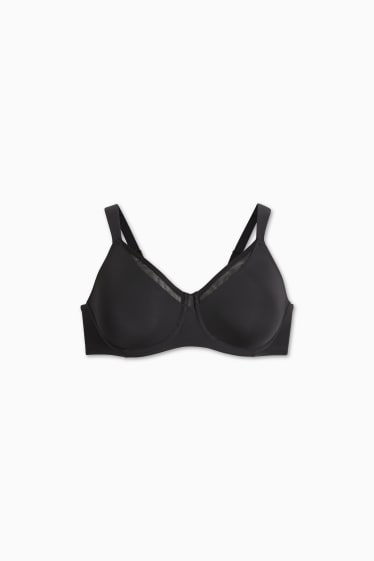 Donna - Reggiseno minimizer con ferretti - nero