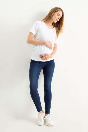 Femmes - Jean de grossesse - jean jegging - jean bleu