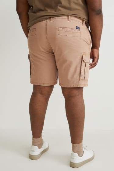 Uomo - Shorts cargo - tortora