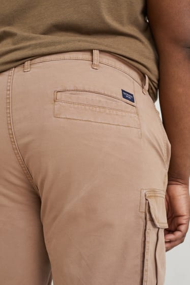 Herren - Cargoshorts - taupe