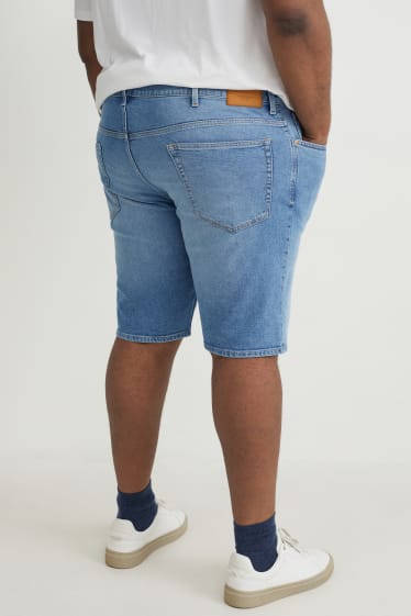 Herren - Jeans-Shorts - jeansblau