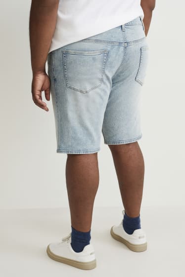 Herren - Jeans-Shorts - helljeansblau