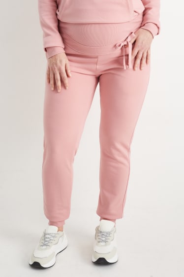 Femmes - Pantalon de jogging de grossesse - rose