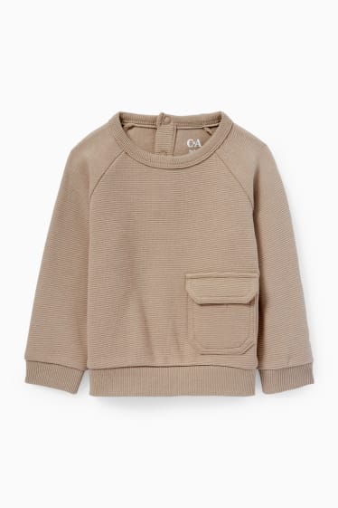 Babys - Baby-Outfit - 2 teilig - taupe