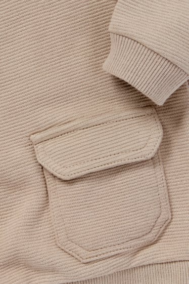 Babys - Babyoutfit - 2-delig - taupe