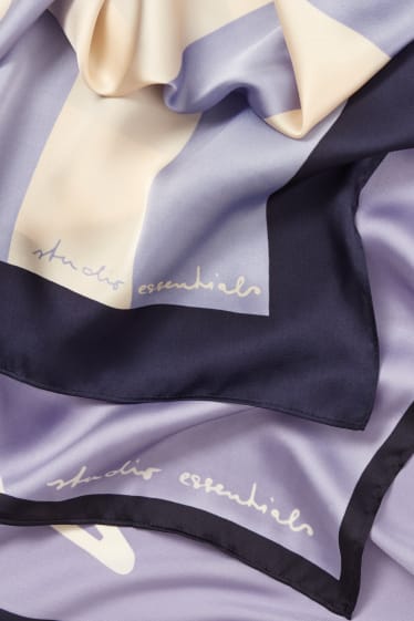 Mujer - Pack de 2 - pañuelos - estampados - violeta