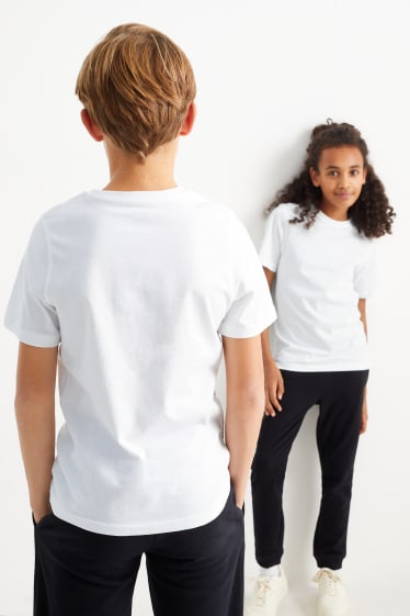 Dětské - Tričko s krátkým rukávem - genderově neutrální - bílá