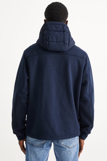 Men - Jacket with hood - dark blue