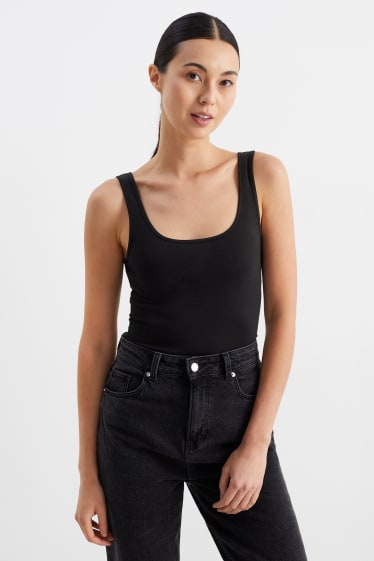 Mujer - Pack de 2 - tops básicos - negro