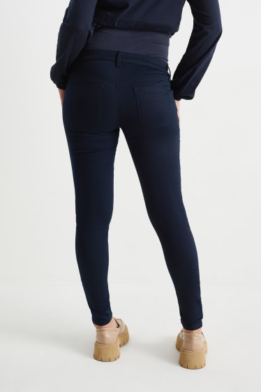 Dames - Zwangerschapsbroek - skinny fit - LYCRA® - donkerblauw