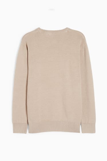 Children Boys - Jumper - beige