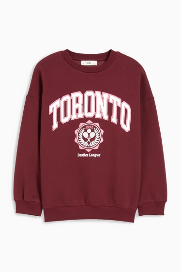 Children - Sweatshirt - dark red