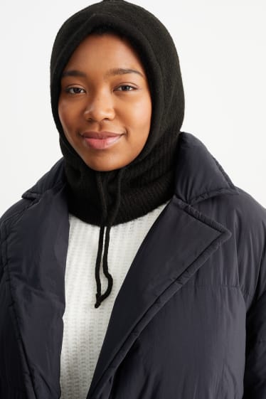 Damen - Balaclava - schwarz