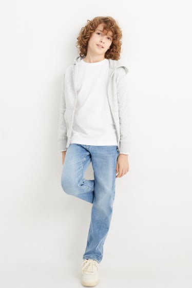 Kinder - Straight Jeans - helljeansblau