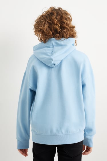 Children - Skateboard - hoodie - light blue