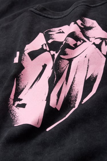 Damen - Sweatshirt - Rolling Stones - schwarz