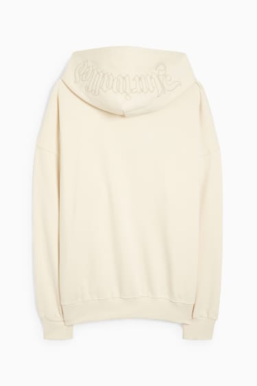 Hombre - Sudadera con capucha - blanco roto