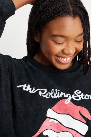 Femmes - Sweat de Noël - Rolling Stones - noir