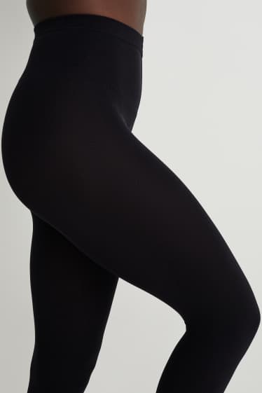 Damen - Thermo-Feinstrumpfhose - 200 DEN - schwarz