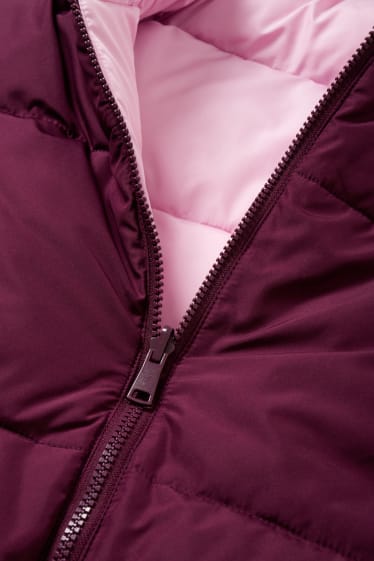 Dona - Armilla reversible embuatada - lila