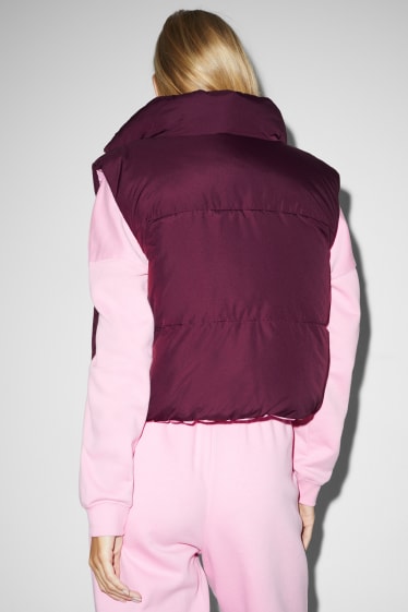 Dona - Armilla reversible embuatada - lila