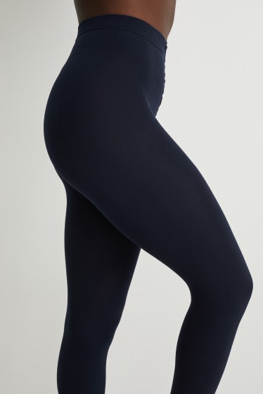 Women - Thermal tights - 200 denier - dark blue
