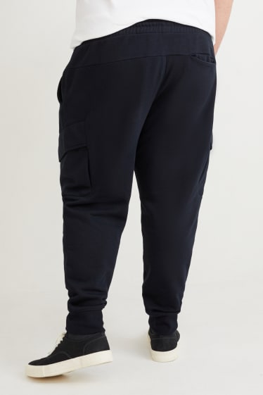 Men - Cargo joggers - black