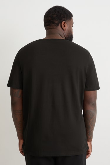 Herren - Multipack 5er - T-Shirt - schwarz
