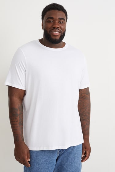 Hombre - Pack de 5 - camisetas - blanco