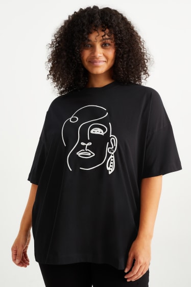 Mujer - Camiseta - negro