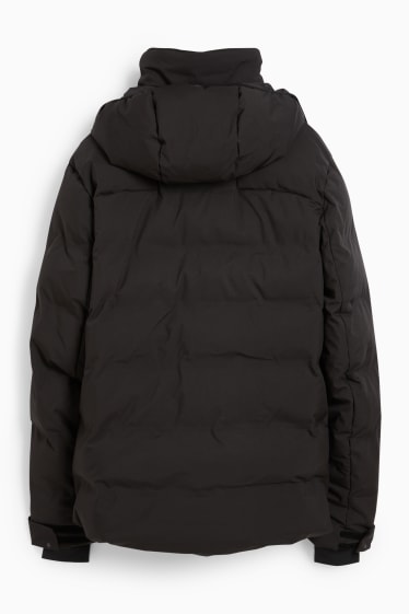 Men - Ski jacket with hood - black