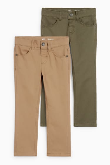 Nen/a - Paquet de 2 - pantalons - verd