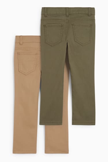 Enfants - Lot de 2 - pantalons - vert