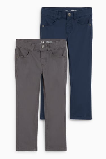 Children - Multipack of 2 - trousers - dark blue