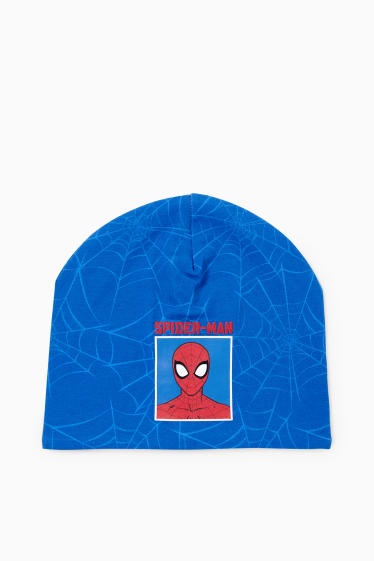 Niños - Spider-Man - gorro - azul